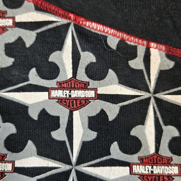 Harley Davidson Tank Top Womens Vintage Sleeveless Medium Logo Black Tee 94554 - Picture 9 of 9